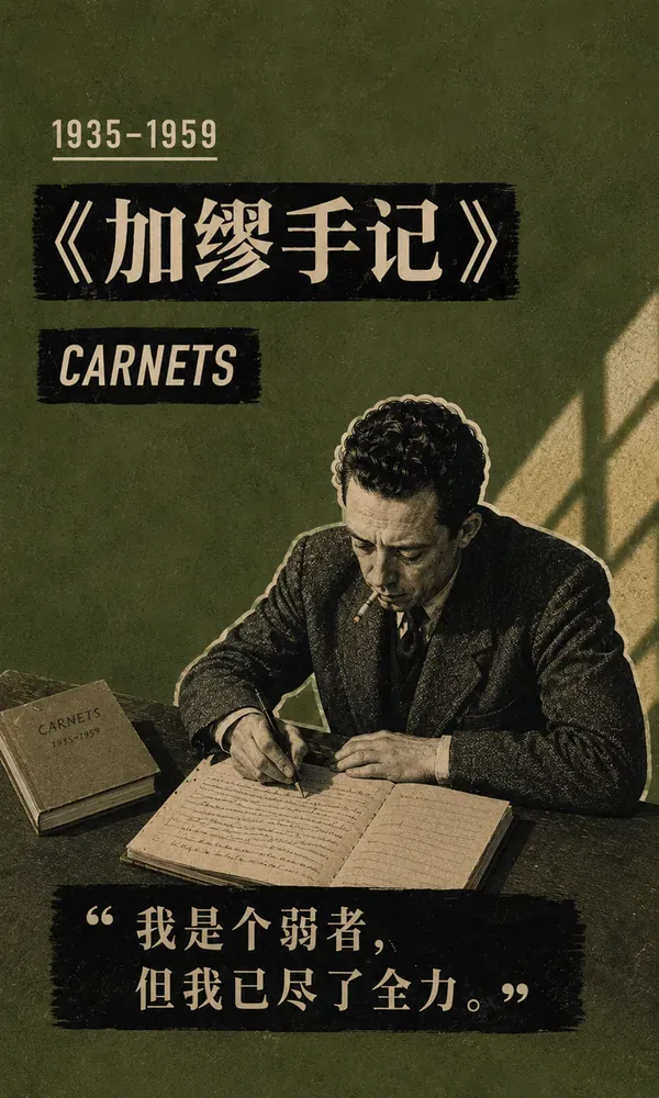 《加缪手记》封面